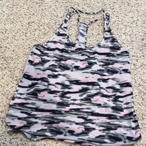 Lululemon Camouflage Racerback Tank Top
